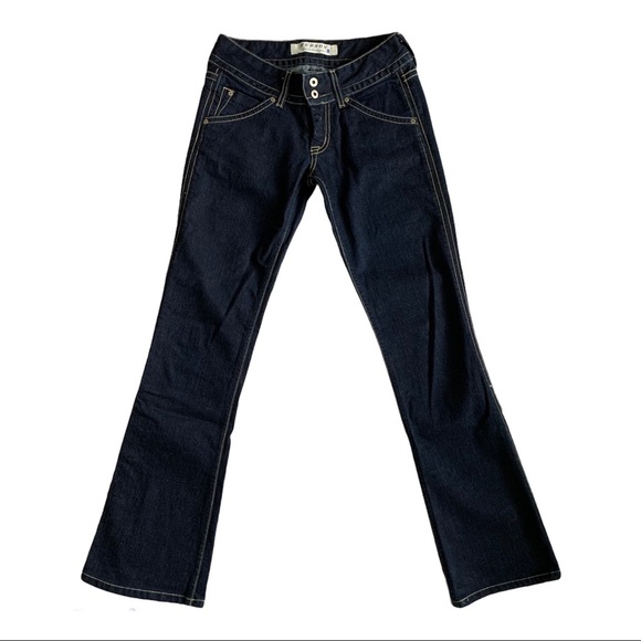Hudson 26 Bootcut Denim Dark Jeans Flap Pockets - Picture 7 of 10